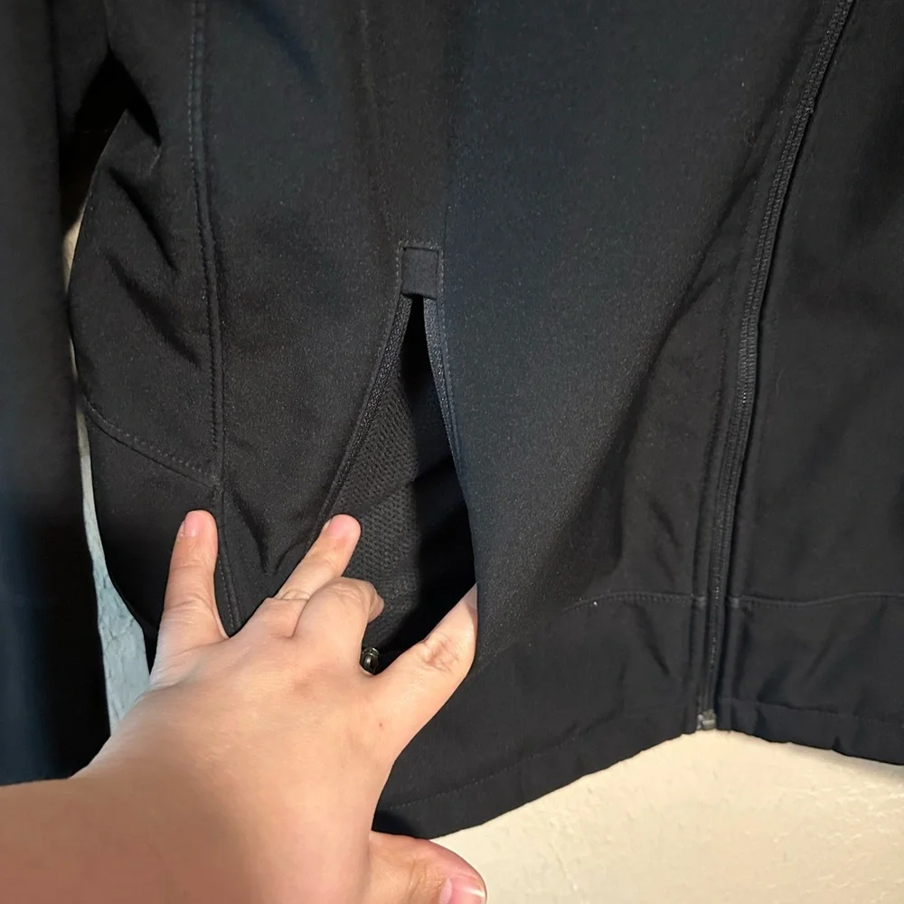 The North Face Chromium Thermal Jacket Size Large Zip Up Black‎